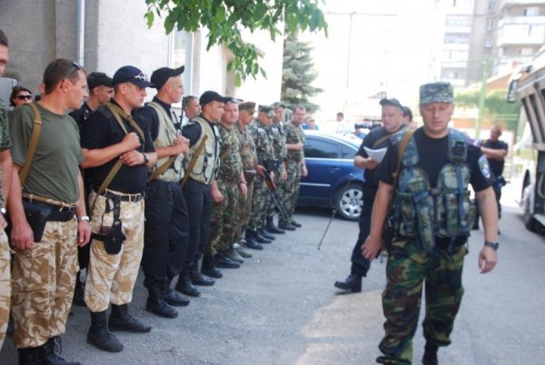 Волинських міліціонерів благословили перед поїздкою на Схід. ФОТО