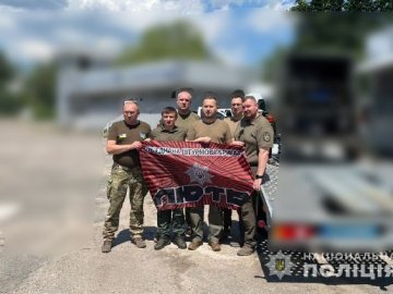 Волинські поліцейські відвідали колег в зоні бойових дій