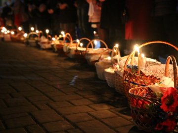 Комендатська година у великодню ніч: як волинянам святити паски 