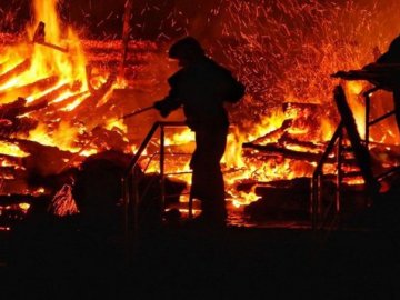 У місті на Волині сталася пожежа у приватному господарстві