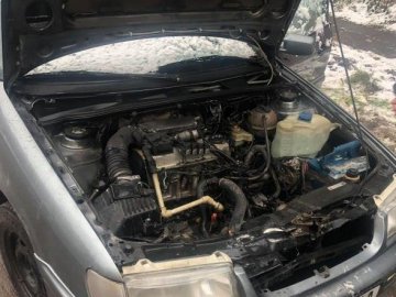 У Володимирі посеред вулиці горів автомобіль. ВІДЕО