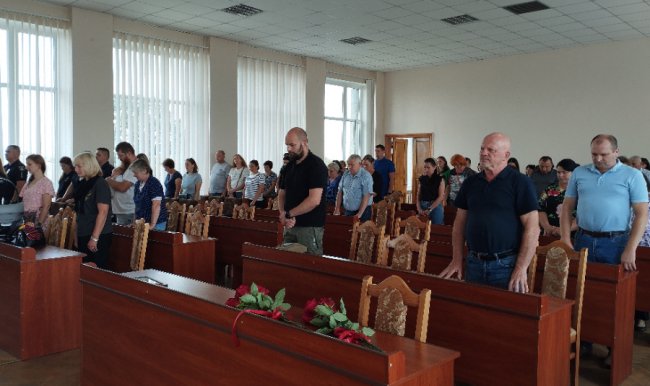 Сім'я загиблого на війні поліцейського з Волині отримала його посмертну відзнаку. ФОТО