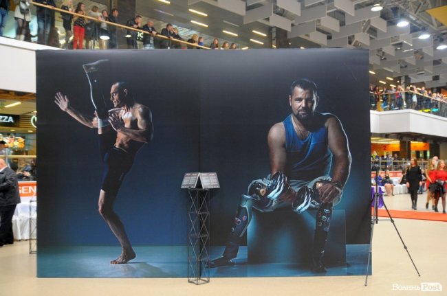 Елементи експозиції «Переможці» в Луцьку