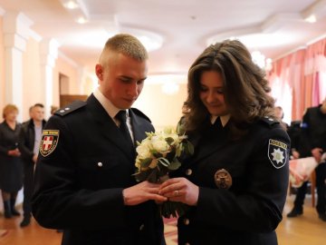 На Волині одружилися поліцейські. ФОТО
