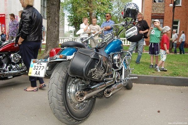 Зліт байкерів у Нововолинську. ФОТО