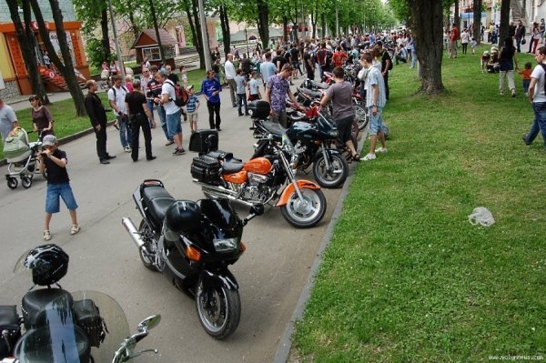 Зліт байкерів у Нововолинську. ФОТО