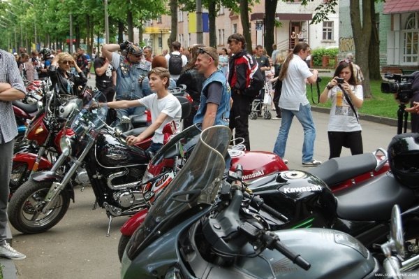 Зліт байкерів у Нововолинську. ФОТО