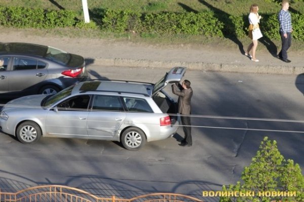 Аварія в Луцьку: зіткнулися легковики. ФОТО
