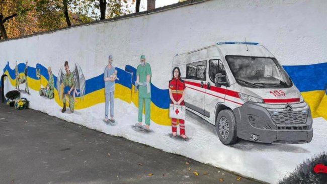 У волинському місті презентували мурал з полоненими прикордонницями. ФОТО