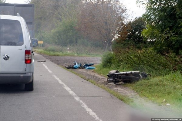 Аварія на Волині: постраждав мотоцикліст. ФОТО