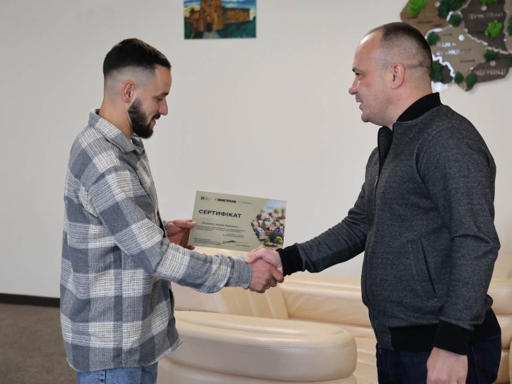 Сертифікат на житло отримав ветеран з Луцька Андрій Матвіюк, який втратив ногу на війні