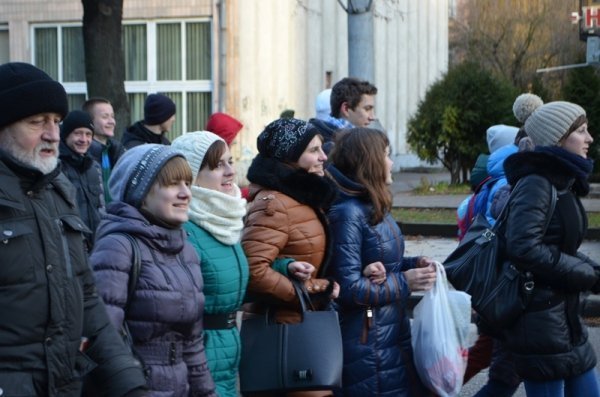 Студентський мітинг у Луцьку. ФОТО. ВІДЕО