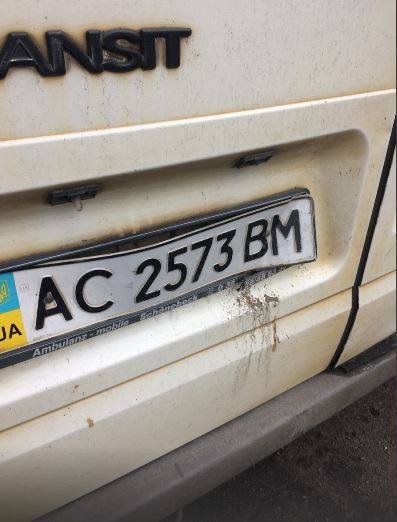 На Волині психічнохворий розгромив карету «швидкої». ФОТО