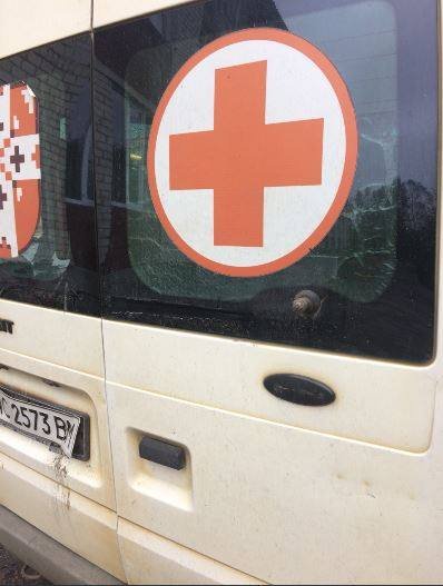 На Волині психічнохворий розгромив карету «швидкої». ФОТО