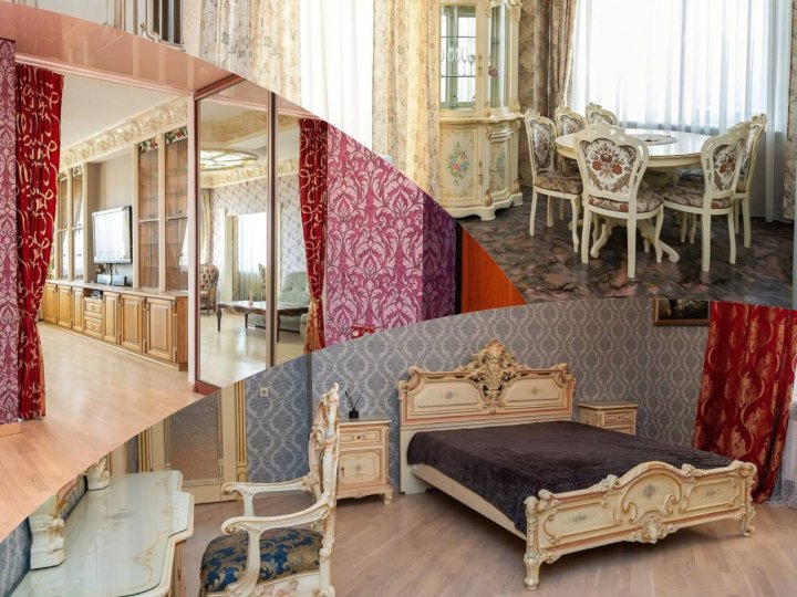 Позолота, ліпнина, вітражі: у Луцьку продають квартиру в «пшонка-стайлі». ФОТО