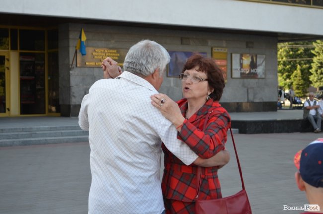 У центрі Луцька – святковий виступ оркестру. ФОТО