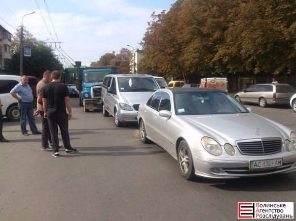 ДТП у Луцьку: зіткнулися три авто. ФОТО