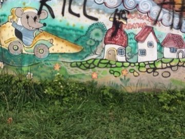 На Волині вандали розмалювали непристойними малюнками дитмайданчик 