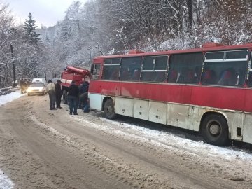 Ожеледиця зупинила рух автобусів із Луцька