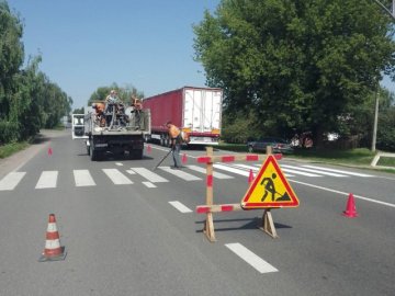 На волинській трасі – нова розмітка. ФОТО