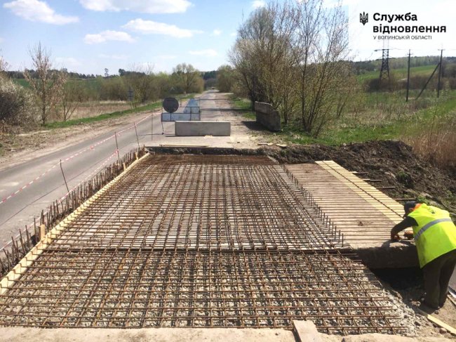 У селі на Волині вперше за 40 років ремонтують міст. ФОТО