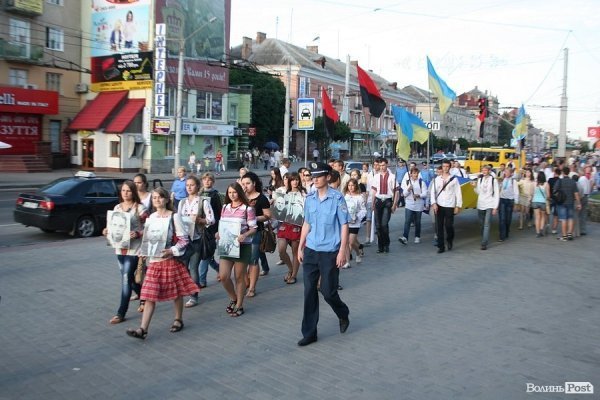 У Луцьку пройшов Марш пам'яті Героїв. ФОТО
