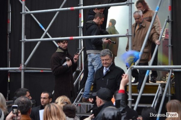 «Порошенківський» концерт у центрі Луцька. ФОТО