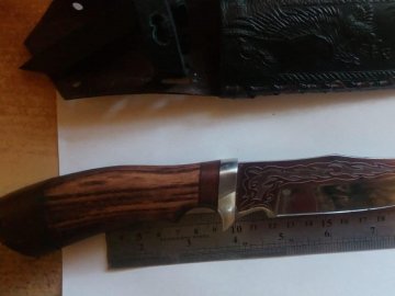 Білорус віз через Волинь холодну зброю