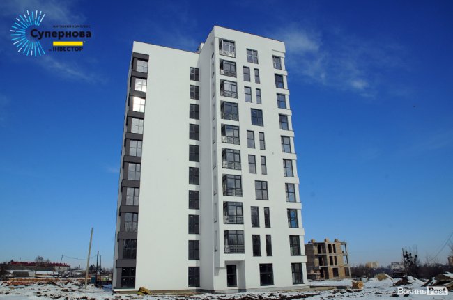 На луцькому ЖК «Супернова» зводять одночасно 5 будинків. ФОТО