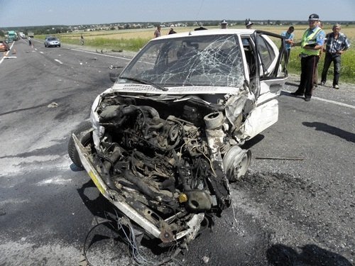 В аварії під Луцьком постраждали діти. ФОТО