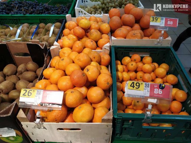 Скільки коштують мандарини у Луцьку