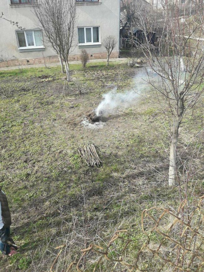 Багаття біля будинку загрожує лучанам штрафом