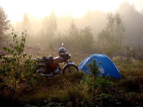 Один ранок з мотопоходу