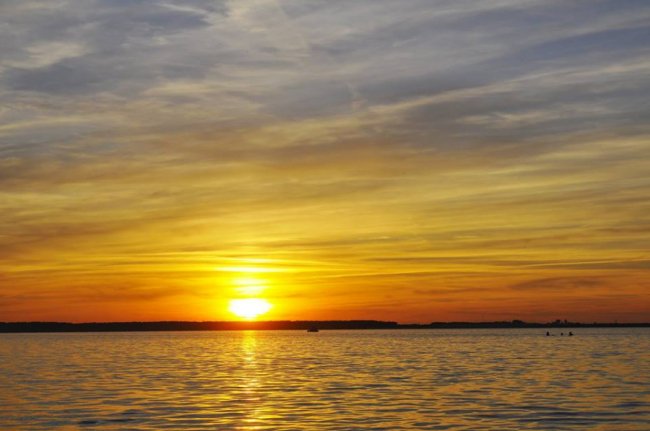 Золотий захід сонця на Світязі: чарівні фото