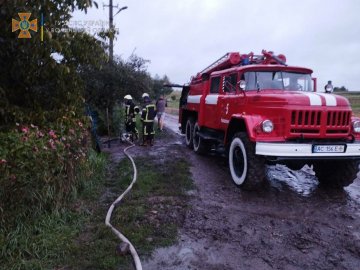 Негода на Волині: рятувальники відкачували воду у дворах. ФОТО