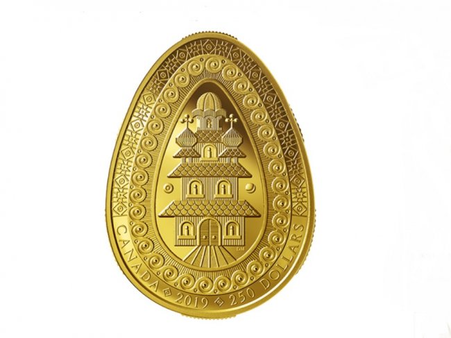 У Канаді випустили монету у формі української писанки. ФОТО