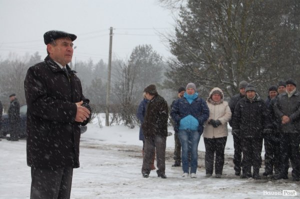 На Волині люди перекрили міжнародну трасу. ФОТО