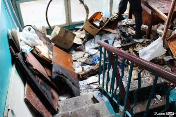 У Луцьку горіла багатоповерхівка