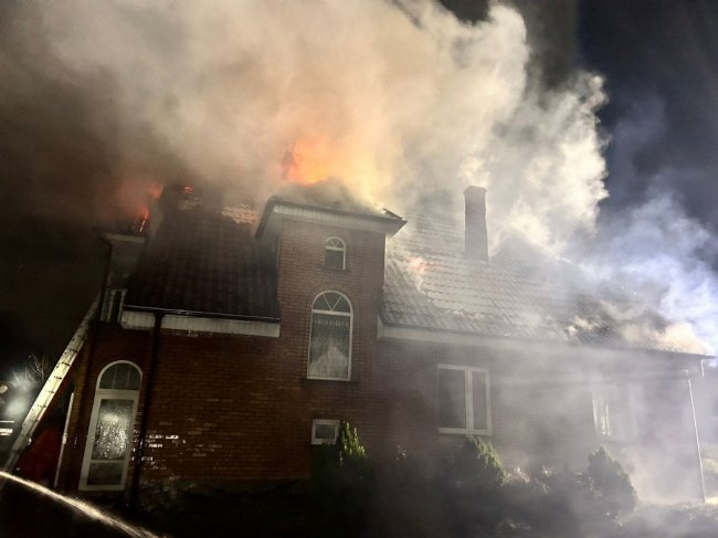 У місіті на Волині спалахнув житловий будинок 