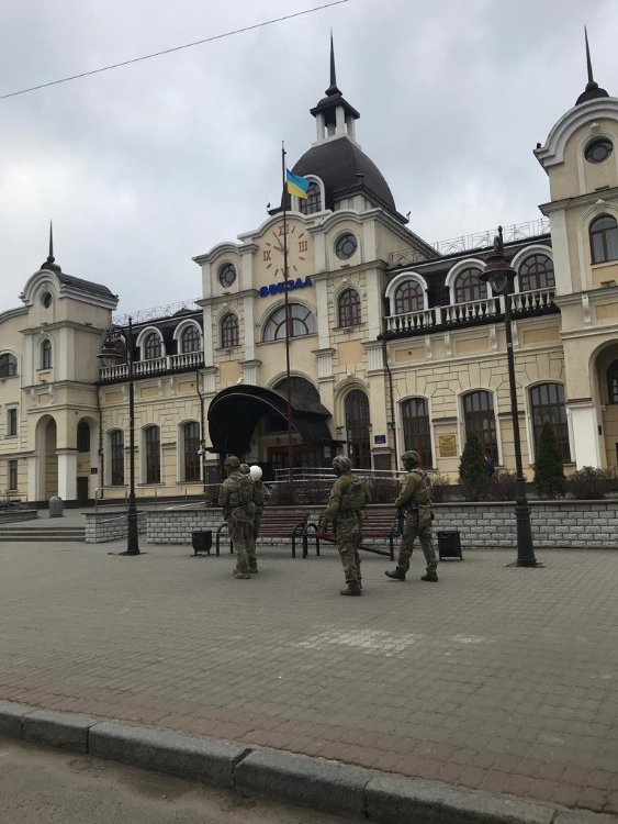 Спецпідрозділ СБУ вийшов охороняти Луцьк напередодні і під час виборів. ФОТО