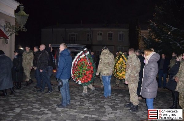 Луцьк зустрів тіло загиблого бійця Валерія Марцинюка