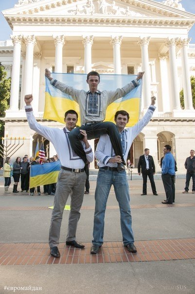 Євромайдан відбувся навіть в американському Сакраменто. ФОТО