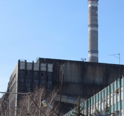 Фото згорілої електростанції