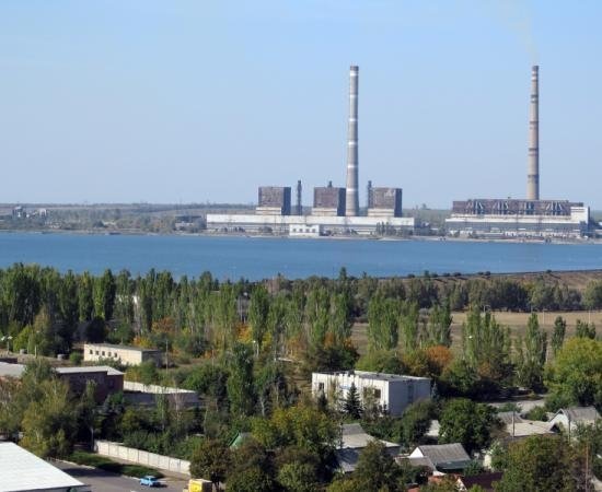 Фото згорілої електростанції