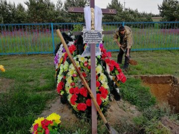 На Волині провели в останню путь військовослужбовця 14 бригади. ФОТО