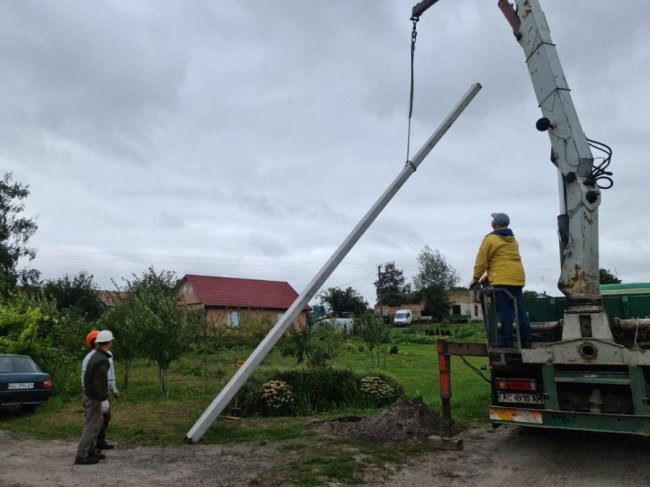 У селах Підгайцівської громади завершують реконструкцію вуличного освітлення. ФОТО