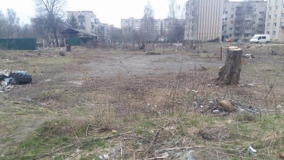 Власника розважального центру в Луцьку зобов'язали прибрати прибудинкову територію. ФОТО