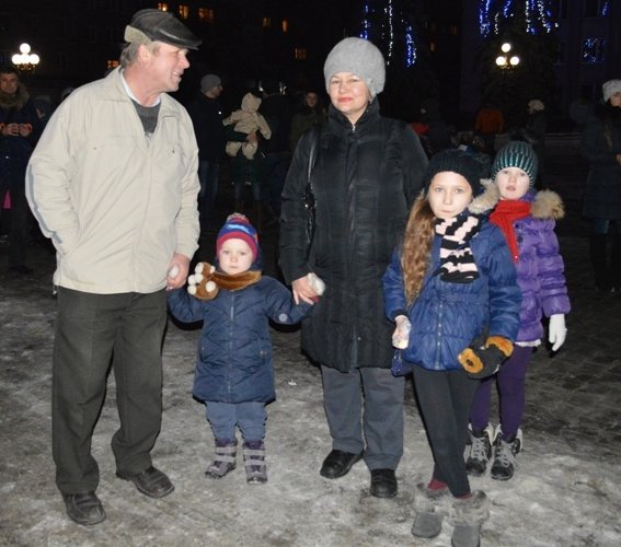 У Ковелі засвітили головну ялинку міста