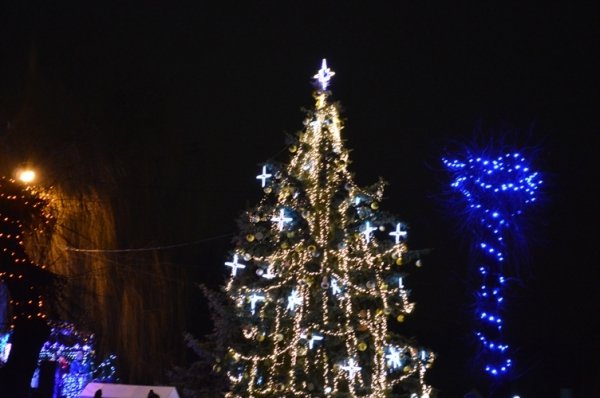 У Ковелі засвітили головну ялинку міста