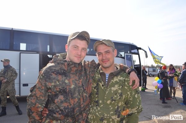 У Луцьку зустрічали героїв, які повернулися з АТО. ФОТО